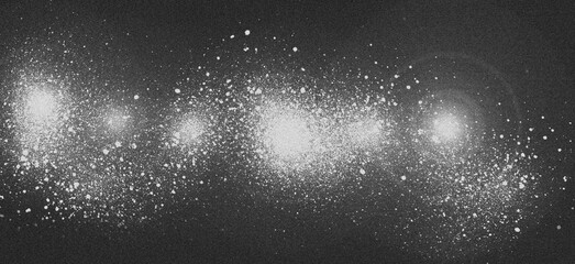 Monochrome abstract galaxy background with stars and nebula
