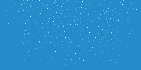 Snowfall and blizzard, chaotic dots, vector design © Valerii