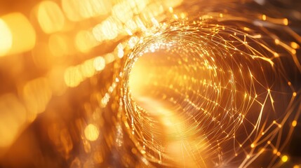 Expanding digital network tunnel forming abstract data connection