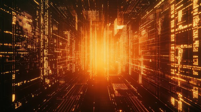 Digital data network transferring processing information technology