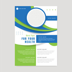 Medical healthcare flyer design
