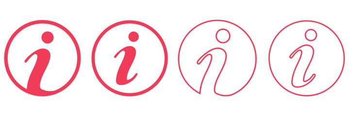 information icon, info symbol. hint information. vector illustration. Information sign icon. Info symbol. Info and Faq icon. Info icons set. Info button. . Black info button. Info symbol. Vector EPS 