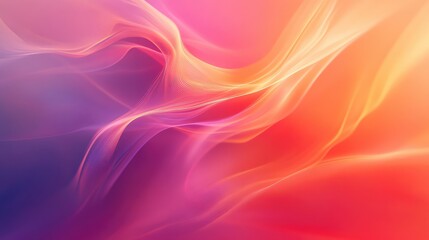 Fototapeta premium Abstract flowing wave gradient creating a harmonious background