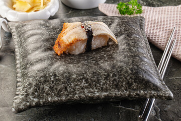 Japanese cuisine - sushi with eel