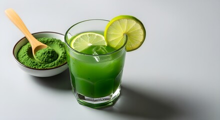 mojito cocktail with lime