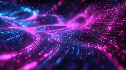 Digital data streaming across abstract technology network surface