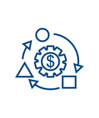 BUSINESS MODEL FREE ICON