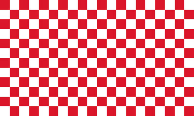 紅白のめでたい市松模様背景