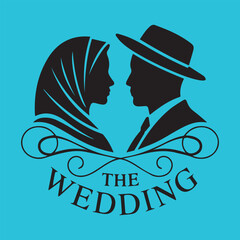 vector illustration couple boy and grills romantic mood of a man with hat