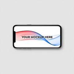 Realistic Smartphone Mockup for App and Website Presentation