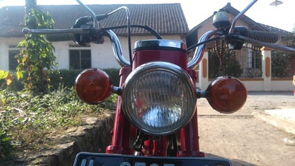 old vintage motorcycle