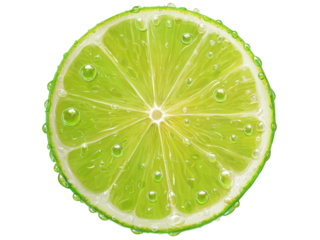 A lime is shown with water droplets on it