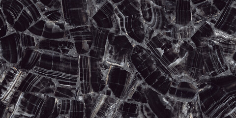 Luxury black agate marble stone texture with a lot of details used for so many purposes such ceramic wall and floor tiles and 3d PBR materials.