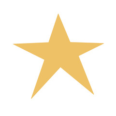 Obraz premium Christmas Star - Flat Simple Icon