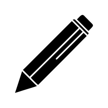 pencil and eraser vector icon illustration