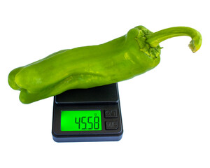 How many grams does a pepper weigh?
