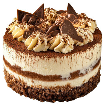 Decadent chocolate layer cake bakery dessert photo indoor close-up