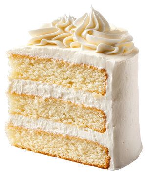 Bright bakery food photography indulging in vanilla cake layers