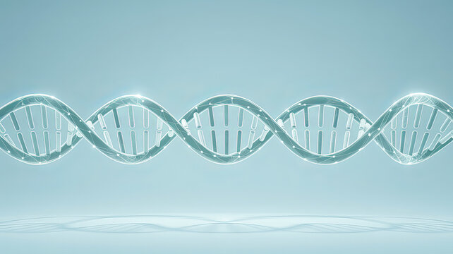 Modern DNA Double Helix Structure for Medical Research, Biotechnology, and Scientific Innovation, Perfect for Healthcare Marketing and Cutting-Edge Technology