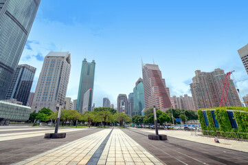 Skyscrapers in the city of technology, China is Shenzhen.