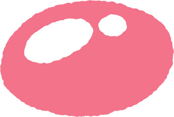 Glossy Highlight Shape Clipart Set – Shiny Blob Bubble Element for Cute Design and Background Decoration