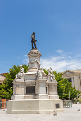 Fototapeta premium Monument to Francisco Morazan in San Salvador, El Salvador.