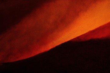 Flowing Red Orange Fabric Waves with Warm Glow