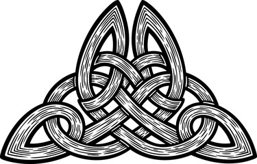 Intricate Celtic knotwork design offers timeless elegance and cultural richness for your creative projects, evoking heritage and connection.