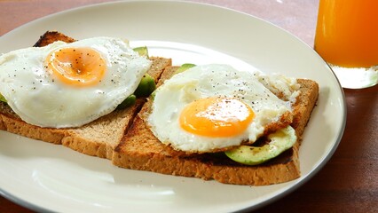 Minimalistic breakfast composition celebrating egg beauty and harmony Gentle morning light enhances egg form and calm tone Elegant scene where egg symbolizes purity mindfulness and refined food art