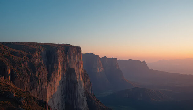 Mountain range against a colorful sky at sunset time