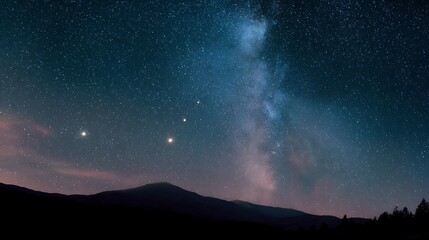 Fototapeta premium starry night sky