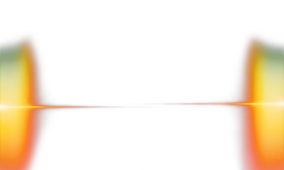 Vibrant abstract lens flare with warm gradient and light streaks evokes energy and discovery, perfect for modern designs.