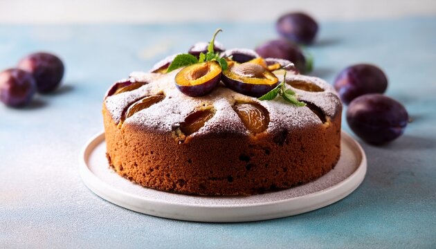Homemade Plum Cake