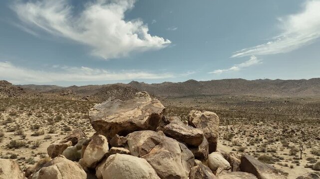 Joshua Tree National Park Rock Formation Dolly Down California USA