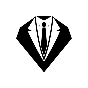 vector illustration of a suit