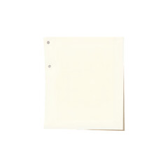 Blank sheet mockup for creative projects design