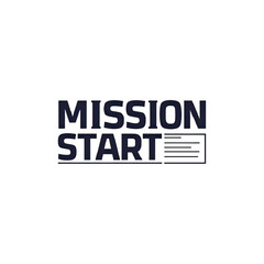Mission Start concept for new projects and goals