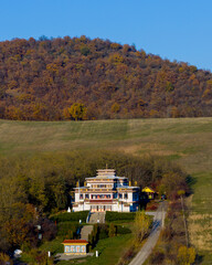 The Buddha Park in Tar (Nograd County) is a peaceful spiritual sanctuary dedicated to Kőr&ouml;si Csoma S&aacute;ndor, built by the Hungarian Karma Kagy&uuml;pa Buddhist Community.