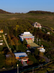 The Buddha Park in Tar (Nograd County) is a peaceful spiritual sanctuary dedicated to Kőr&ouml;si Csoma S&aacute;ndor, built by the Hungarian Karma Kagy&uuml;pa Buddhist Community.