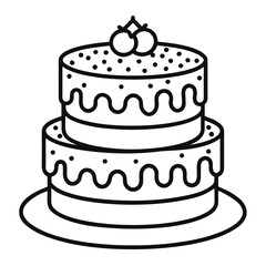 Layered Cake Outline