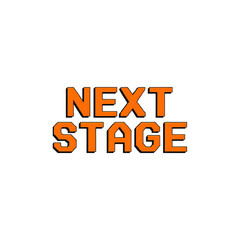 Next Stage text graphic for growth and progress