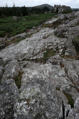 Landscape surrounding the Mont Saint-Michel de Brasparts - Saint-Rivoal - Finistere - Bretagne - France