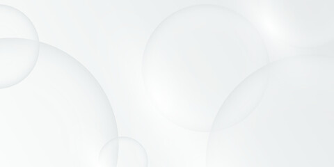 White abstract background with shapes. Vector illustration