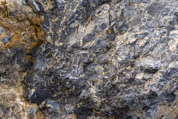 Rock , stone texture close up shot for geological background.