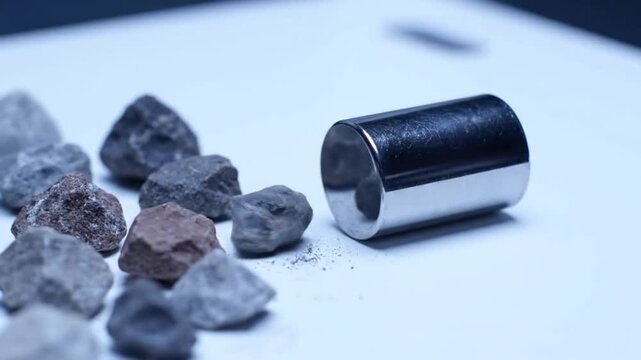 rare earth magnets magnet attracting metallic particles