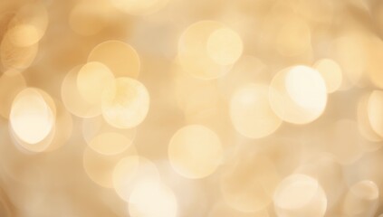 Obraz premium Soft Golden Bokeh Background for Elegant Holiday Celebrations