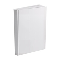 Naklejka premium Blank White Hardcover Book – Minimalist, Versatile Mockup for Design and Branding Concepts