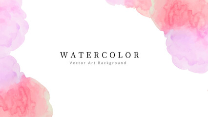 水彩テクスチャのやさしいベクター背景