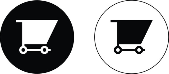 UI Icon: Cart Symbol (Flat Design)