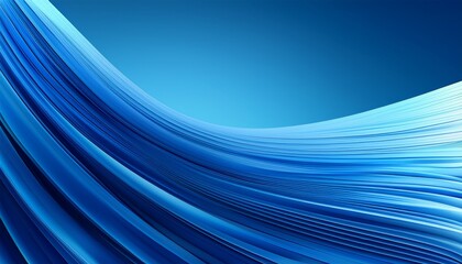 Ombre Blue Curve On A Light Blue Background Illustration